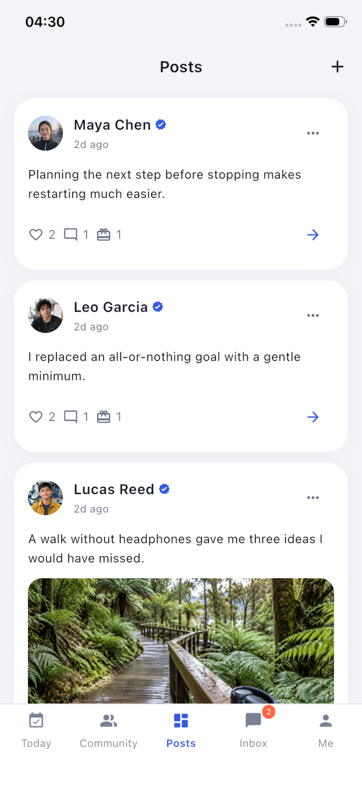 TickMo posts screen